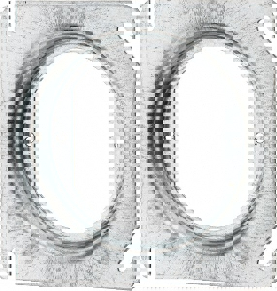 Square Electrical Box Cover: Steel